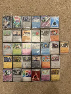 Pokemon TCG Black Bolt - 33 Card Bundle - Pack Fresh Sleeved - Image 1
