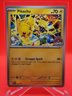 Pikachu Promo 2025 World Championships SVP EN 225 Pokemon Card - Image 1