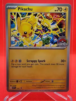 Pikachu Promo 2025 World Championships SVP EN 225 Pokemon Card - Image 1