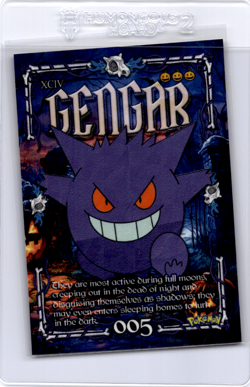 Peruvian Halloween Pokemon Card Gengar - Image 1