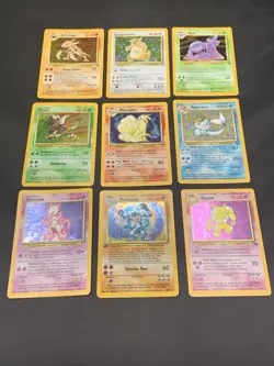 Vintage Pokemon Card Collection lot - Rare Holo Pokemon Card - 1st Edition MP/HP - Image 1
