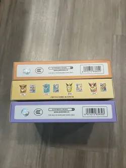 Lot 3 New Eevee Charizard Gengar Pokemon S-Chinese Card Display Frame Gift Box - Image 5