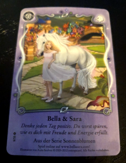 Bella Sara Bella & Sara 8/55 Best of Bella Sara German Card Single Common - Image 1
