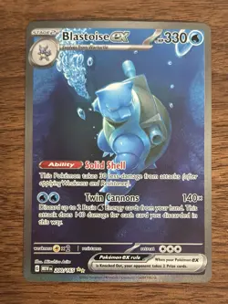 POKEMON Scarlet & Violet 151 BLASTOISE EX SIR Special Illustration Card 200/165 - Image 2