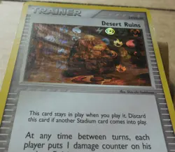 Desert Ruins 88/101 Uncommon Hidden Legends Trainer Reverse Holo Pokemon Card MP - Image 4