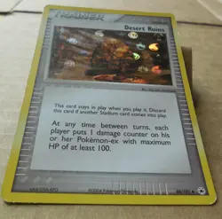Desert Ruins 88/101 Uncommon Hidden Legends Trainer Reverse Holo Pokemon Card MP - Image 5