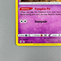 Pokemon TCG Card - Pumpkaboo 76/203 Common | 2021 Evolving Skies | light play - Image 4