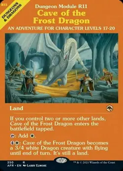 Cave of the Frost Dragon (Showcase) - Light Play MTG - Image 1