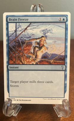 Brain Freeze MTG (White Border) Mystery Booster 2 MB2 NM Magic The Gathering - Image 1