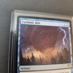 MTG Cyclonic Rift *Extreme Varnish* Error 84 Commander Masters CMM - Image 1