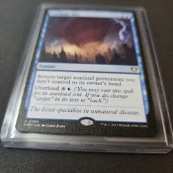 MTG Cyclonic Rift *Extreme Varnish* Error 84 Commander Masters CMM - Image 2