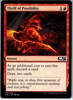 Thrill of Possibility - 165 - Core Set 2021 - Magic MTG - NM - B3G1 - Image 1