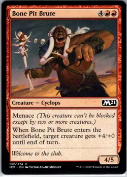 Bone Pit Brute - 132 - Core Set 2021 - Magic MTG - NM - B3G1 - Image 1