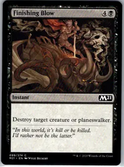 Finishing Blow - 99 - Core Set 2021 - Magic MTG - NM - B3G1 - Image 1