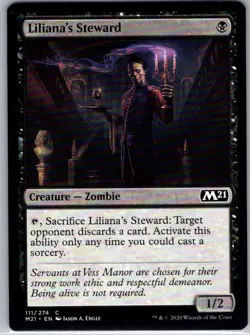 Liliana's Steward - 111 - Core Set 2021 - Magic MTG - NM - B3G1 - Image 1