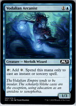 Vodalian Arcanist - 83 - Core Set 2021 - Magic MTG - NM - B3G1 - Image 1
