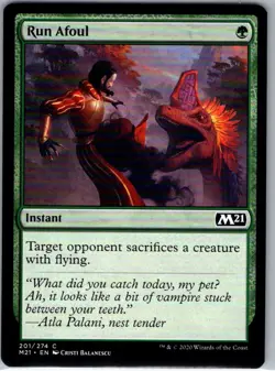Run Afoul - 201 - Core Set 2021 - Magic MTG - NM - B3G1 - Image 1