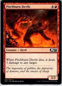 Pitchburn Devils - 156 - Core Set 2021 - Magic MTG - NM - B3G1 - Image 1