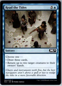 Read the Tides - 62 - Core Set 2021 - Magic MTG - NM - B3G1 - Image 1