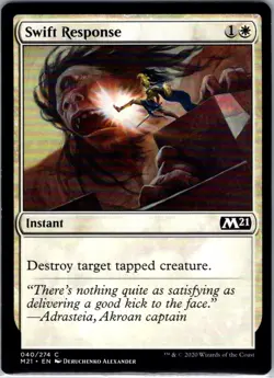 Swift Response - 40 - Core Set 2021 - Magic MTG - NM - B3G1 - Image 1