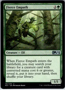 Fierce Empath - 181 - Core Set 2021 - Magic MTG - NM - B3G1 - Image 1