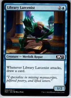 Library Larcenist - 55 - Core Set 2021 - Magic MTG - NM - B3G1 - Image 1