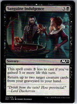 Sanguine Indulgence - 121 - Core Set 2021 - Magic MTG - NM - B3G1 - Image 1