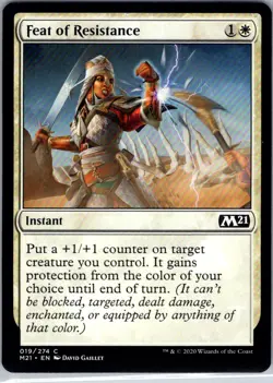 Feat of Resistance - 19 - Core Set 2021 - Magic MTG - NM - B3G1 - Image 1