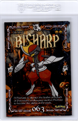 Peruvian Halloween Pokemon Card Bisharp - Image 1