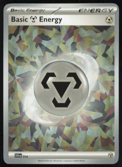 Pokemon Basic Metal Energy 016 Scarlet & Violet Cracked Ice Holo NM Condition - Image 1
