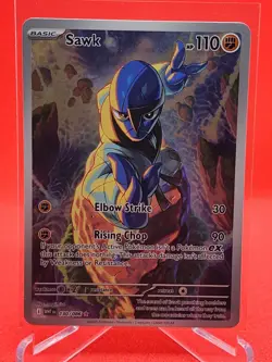 2025 Pokemon SV White Flare WHT EN - Sawk 130/086 - Illustration Rare - Image 1