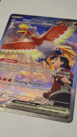 Pokemon Ethan's Ho-Oh EX 230/182 Destined Rivals Special Illustration Rare TCG - Image 2