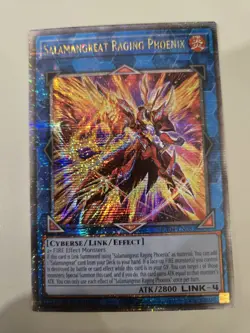 YuGiOh! Salamangreat Raging Phoenix - Quarter Century Secret Rare (RA04-EN083) - Image 1