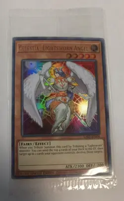 Yugioh SEALED Celestia, Lightsworn Angel LART-EN036 Ultra Rare Limited Edition!! - Image 1