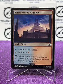 2025 MFG FINAL FANTASY BARON, AIRSHIP KINGDOM # L 0273 LAND NON-FOIL CARD - Image 1