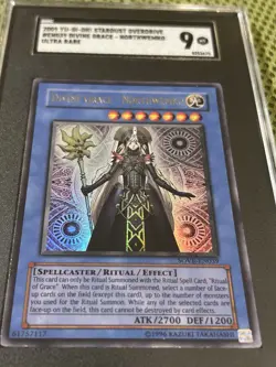 SGC 9 Like PSA 2009 YUGIOH SOVR-EN039 DIVINE GRACE-NORTHWEMKO ULTRA RARE MINT - Image 4