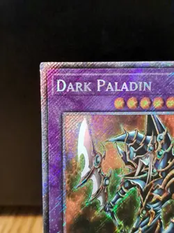 Yugioh Dark Paladin RA03-EN126 Platinum Secret Rare 1st Edition NM - Image 2