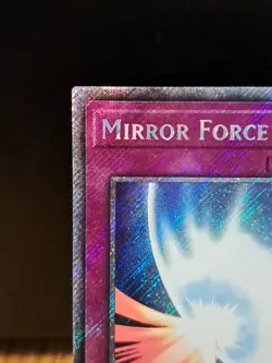 YUGIOH • MIRROR FORCE • PLATINUM SECRET RARE • RA03-EN093 • 1st EDITION • NM - Image 2