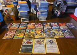 1000 Pokemon Card Bulk Lot Common/Uncommon & 20 Rare & 2 Ultra Rare *Fast Ship* - Image 1