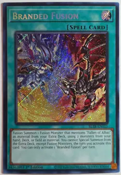 Yugioh Branded Fusion BLTR-EN111 Secret Rare 1st Edition - Image 1