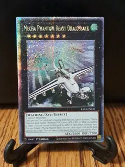 Yugioh - QCR - Mecha Phantom Beast Dracossack - RA03-EN039 - 1st ed - NM - Image 1