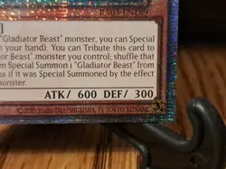 NM Yugioh Test Tiger RA03-EN189 Quarter Century Secret Rare 1st Edition - Image 4
