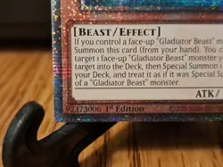 NM Yugioh Test Tiger RA03-EN189 Quarter Century Secret Rare 1st Edition - Image 5