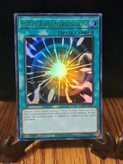 Yugioh Super Polymerization Super, Ultra, & Secret Rare RA03-EN053 NM - Image 3