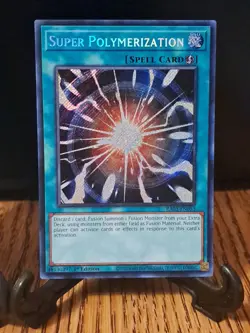 Yugioh Super Polymerization Super, Ultra, & Secret Rare RA03-EN053 NM - Image 4