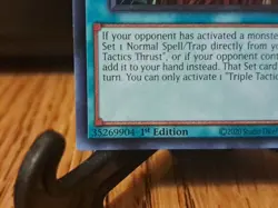 Yugioh Triple Tactics Thrust Ultra Rare RA03-EN072 Quarter Century Bonanza NM - Image 5