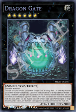 Yugioh! Mega Tins 2025 PREORDER 1x PScR Dragon Gate - Image 1