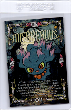 Peruvian Halloween Pokemon Card Mismagius - Image 1