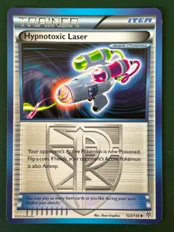 Hypnotoxic Laser #123 Plasma Storm Uncommon Pokemon Card 2012 LP - Image 1