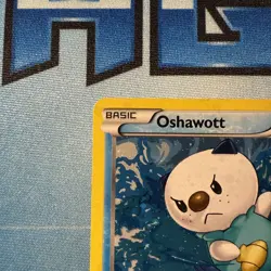 Pokemon Oshawott TCG Black White Holo Promo Card BW08 - Image 2